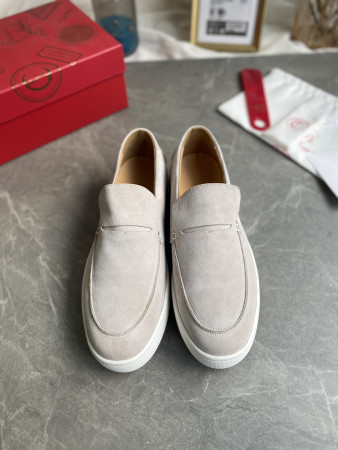 UA Christian Louboutin thick-soled loafers