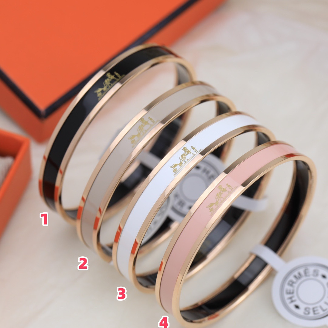Hermes enamel Bracelet(Customized products cannot be returned or exchanged)