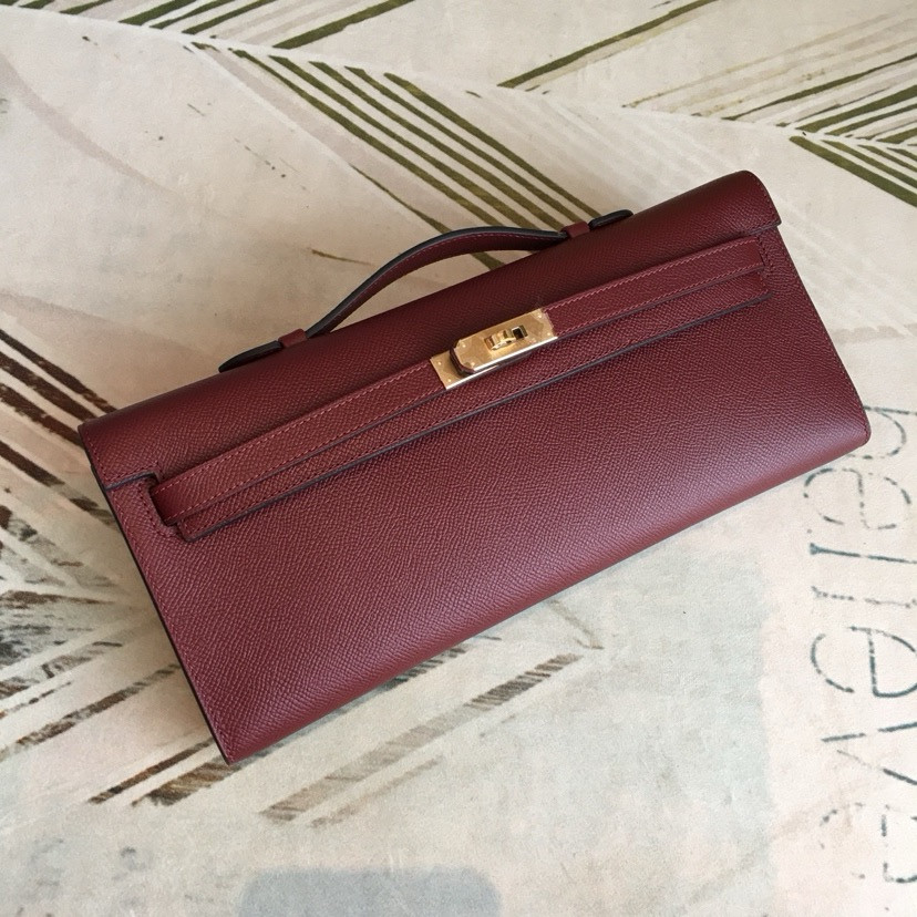 Hermes Kelly Cut 31cm Epsom Leather Gold
