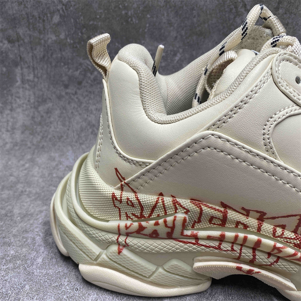 UA Balenciaga Triple SDIY Metal White Red