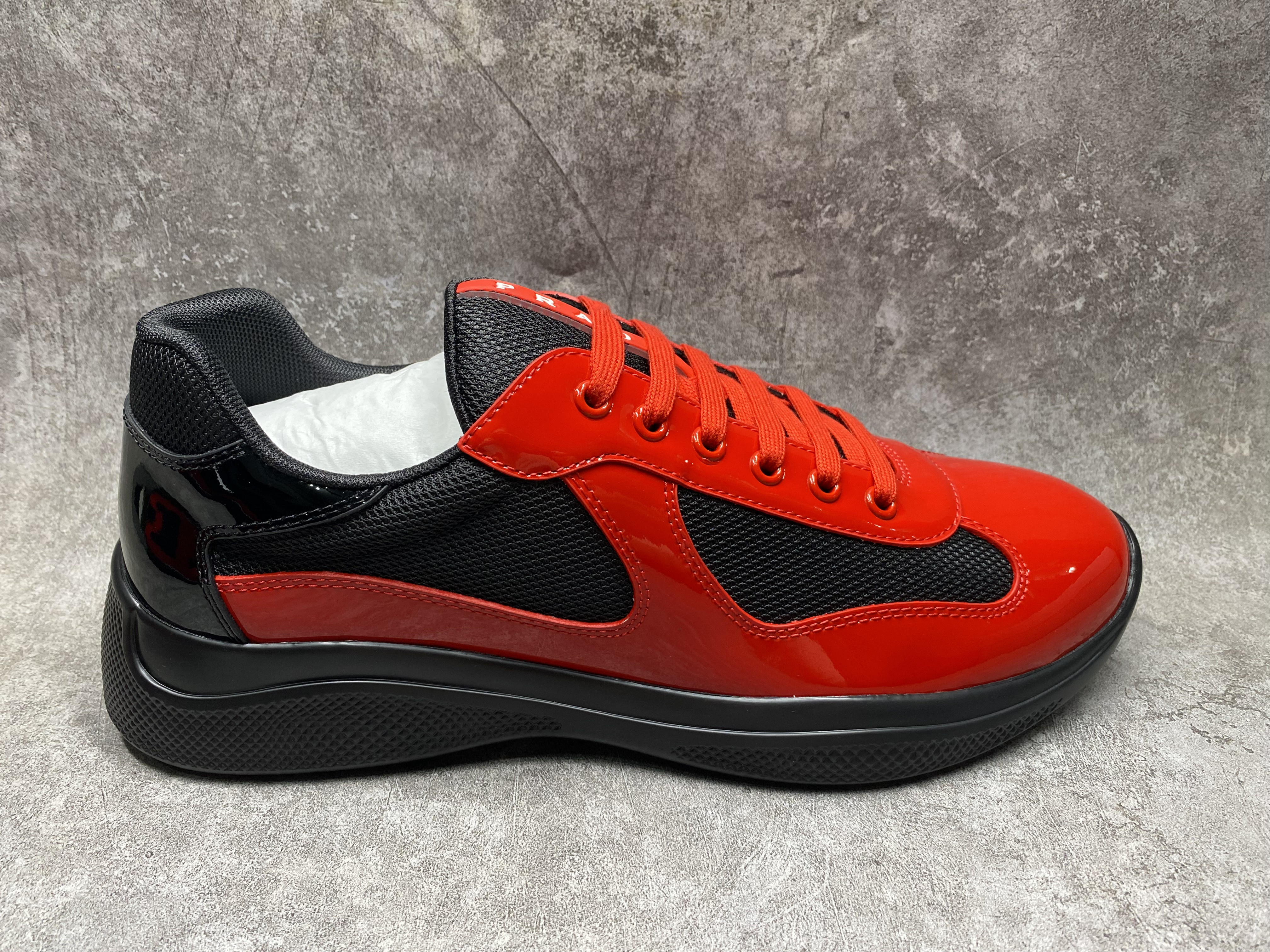 UA Prada America's Cup Soft rubber and bike fabric sneakers
