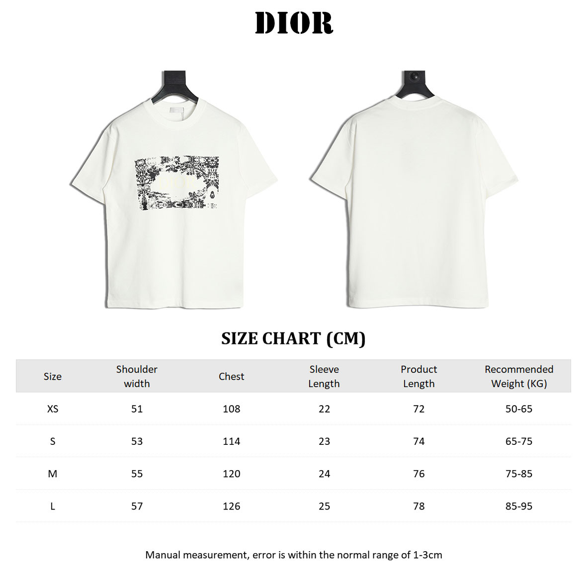 Dior 25SS Short-sleeved T-shirt