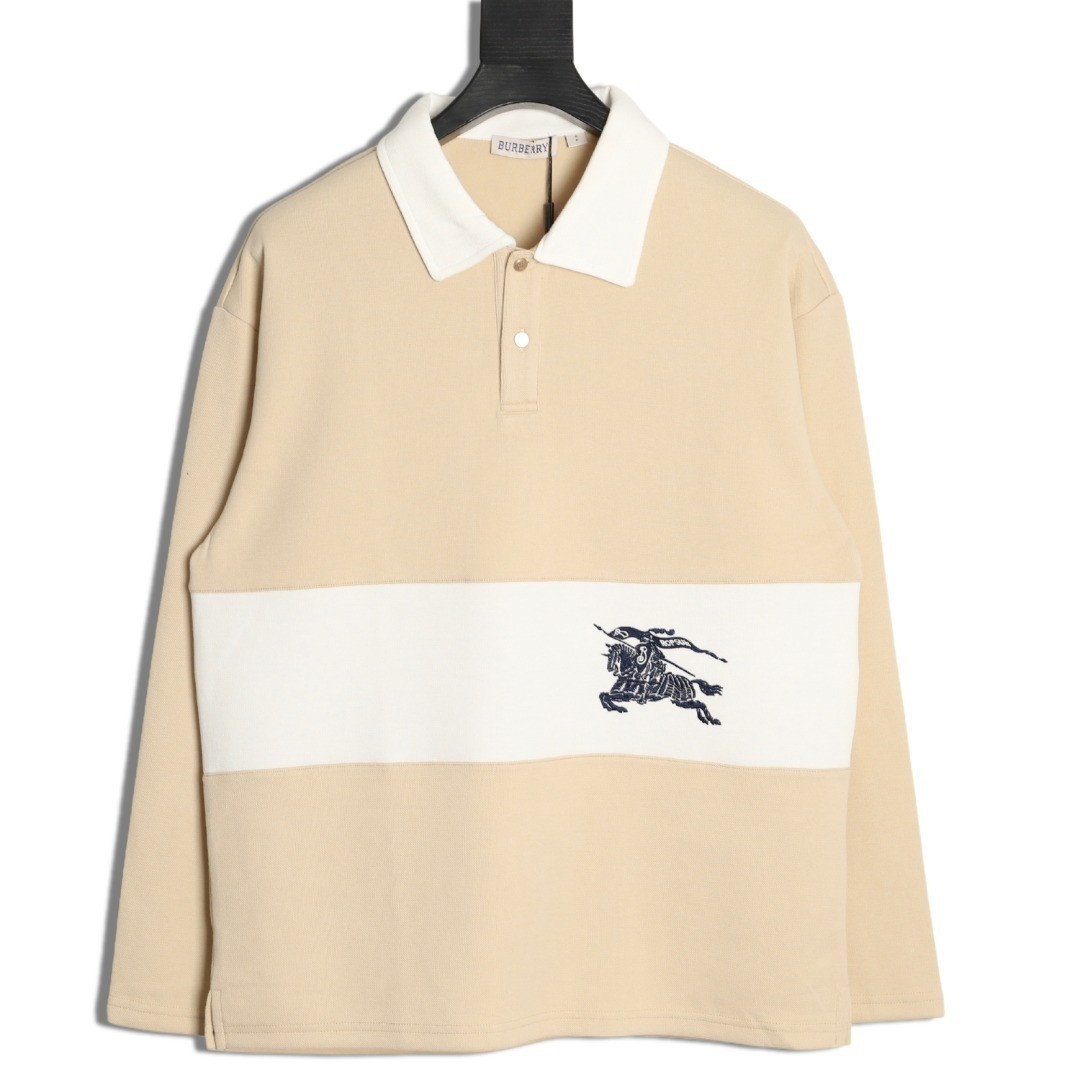 Burberry Long-sleeved Polo Shirt