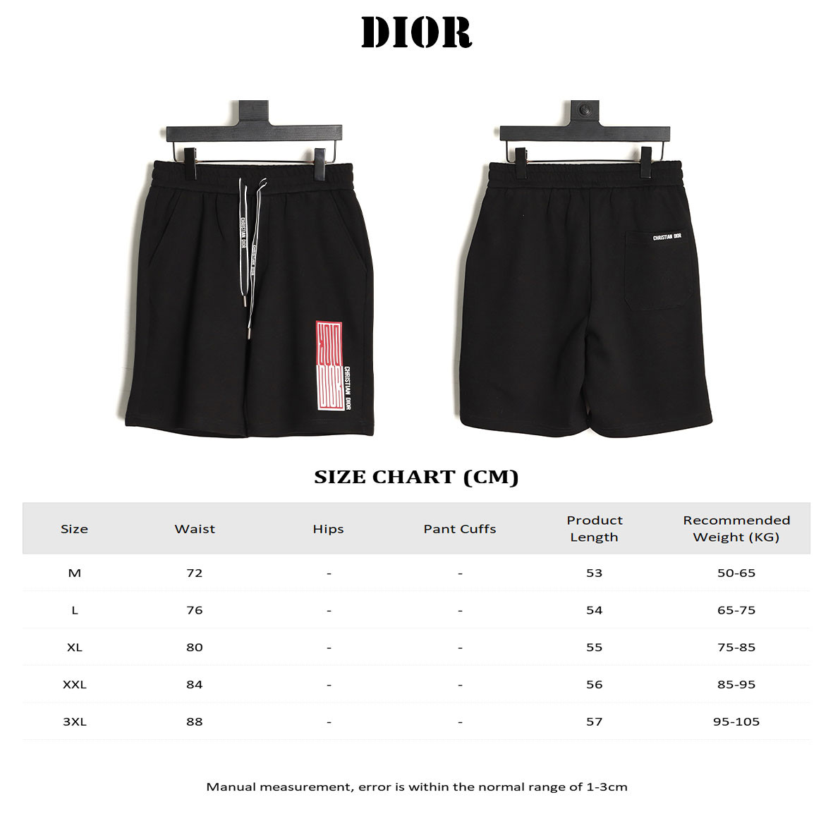 Dior 25ss shorts