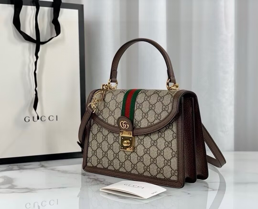 Gucci Ophidia Top Handle Bag 25x17.5x7 cm