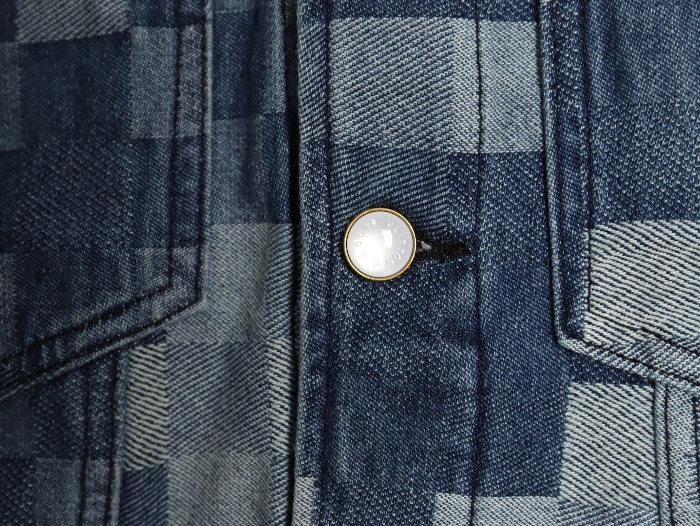 Louis Vuitton LV 25FW Denim Jacket Suit