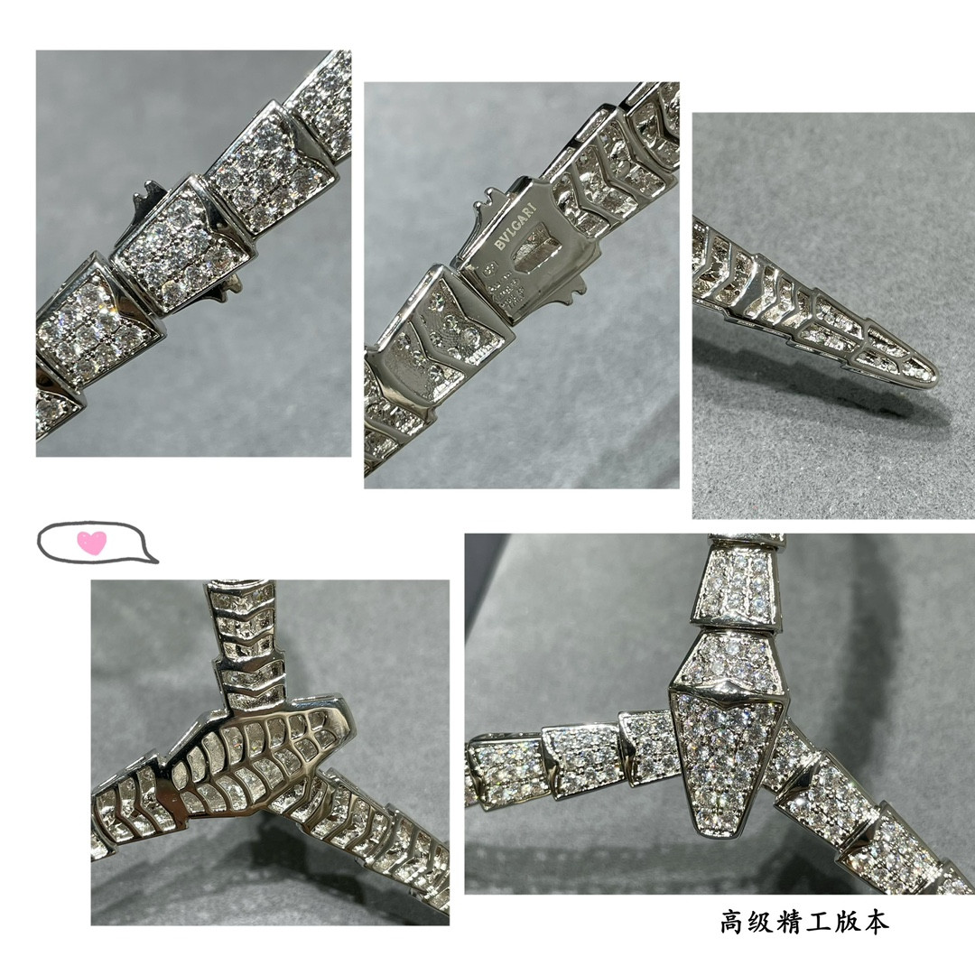 Bvlgari Wide Snake Necklace