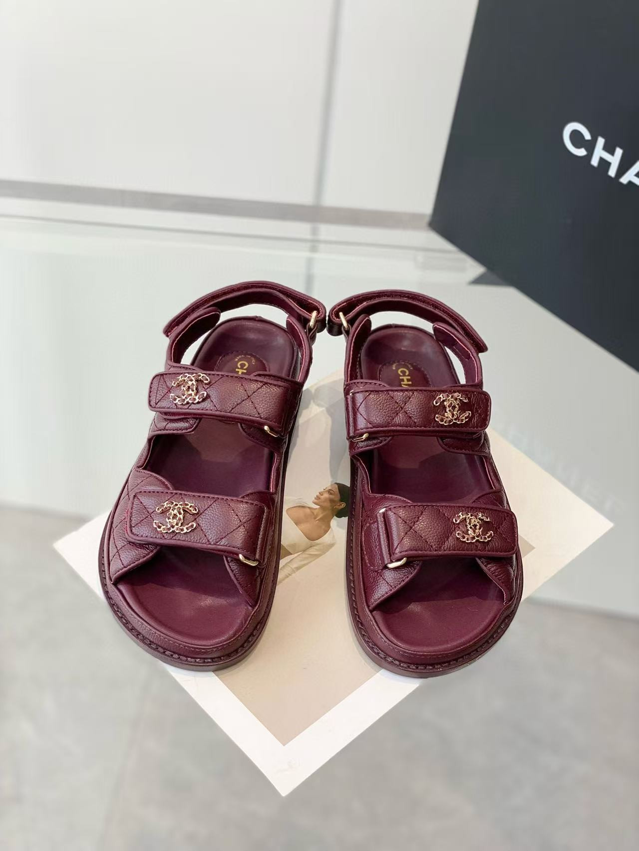 UA Chanel Sandals