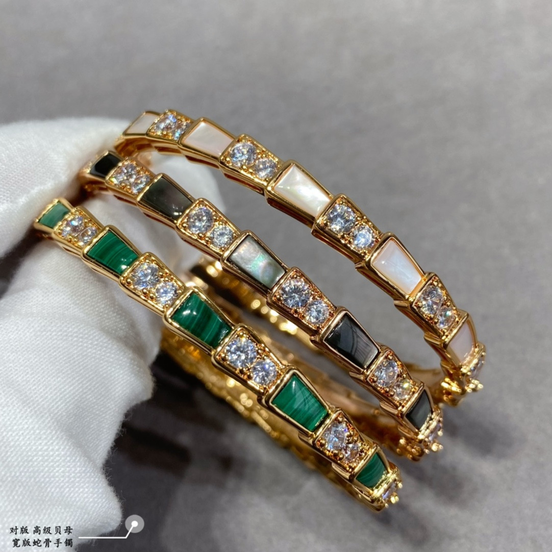 Bvlgari Wide snake bone Bracelet