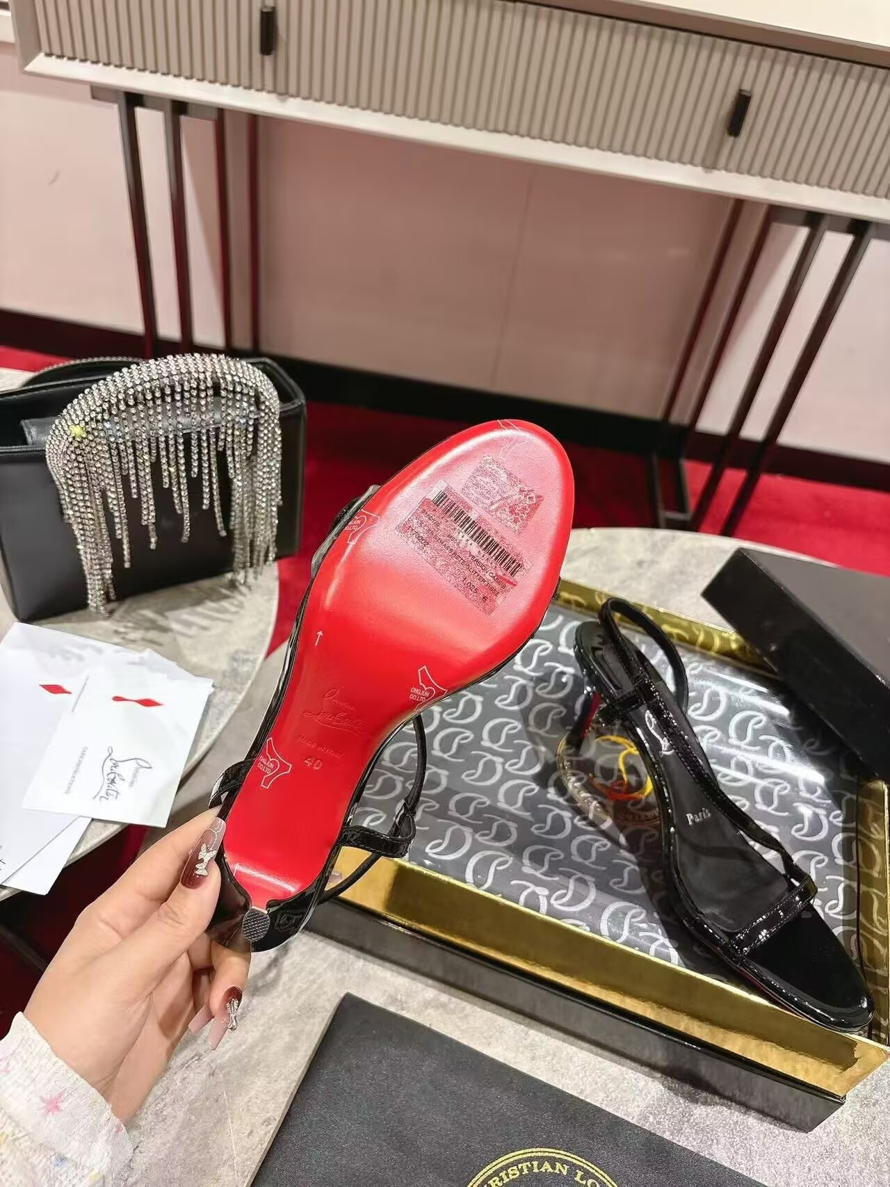 UA Christian Louboutin Rosalie Sandals