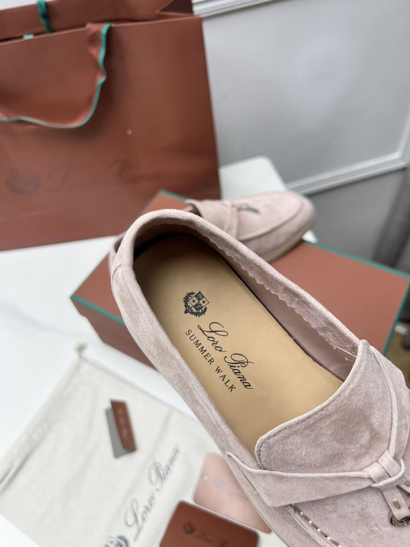 UA Loro Piana Summer Charms Walk Loafers