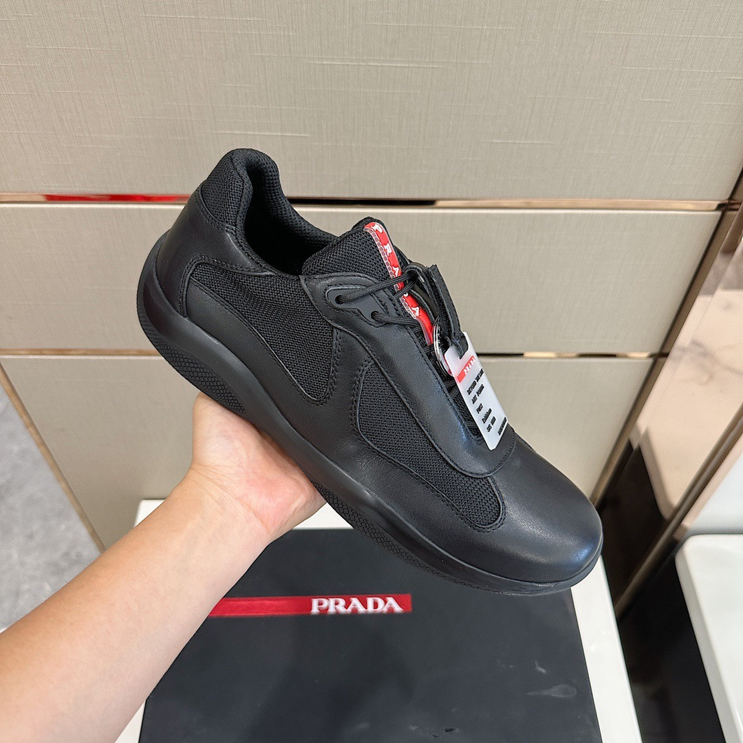 UA Prada America's Cup Soft rubber and bike fabric sneakers