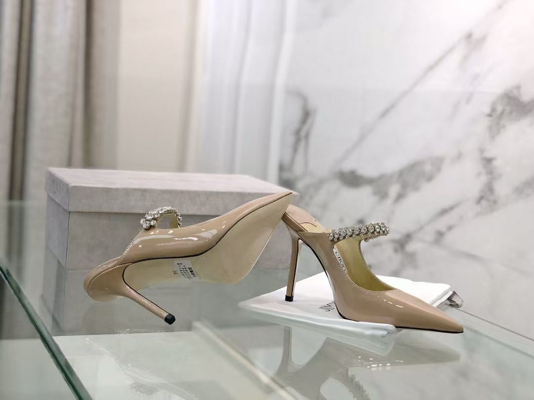 UA Jimmy Choo Mules En Cuir Bing