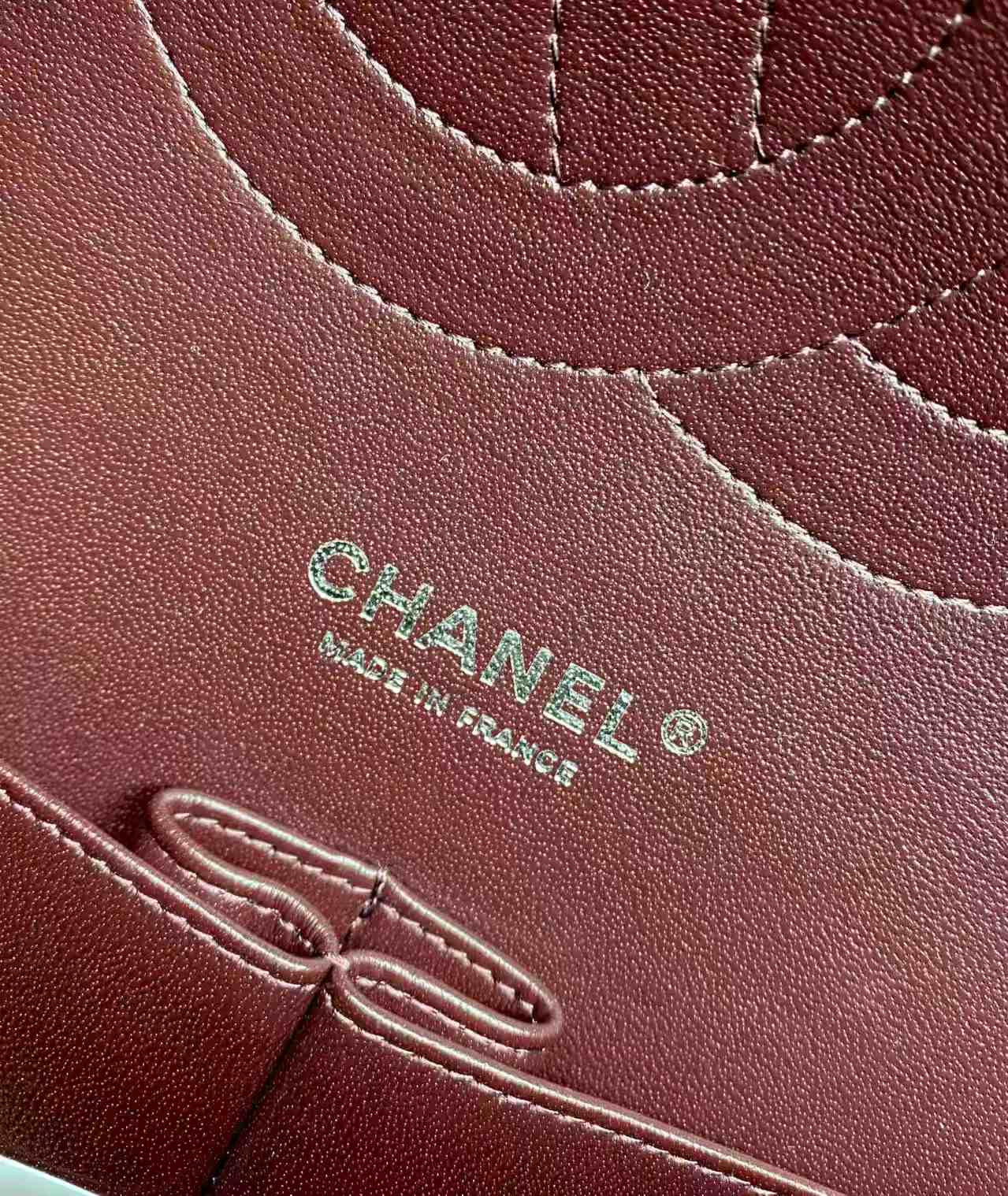 Chanel Classic Flap Jumbo 30cm CF Black Silver 19.5x30x10cm