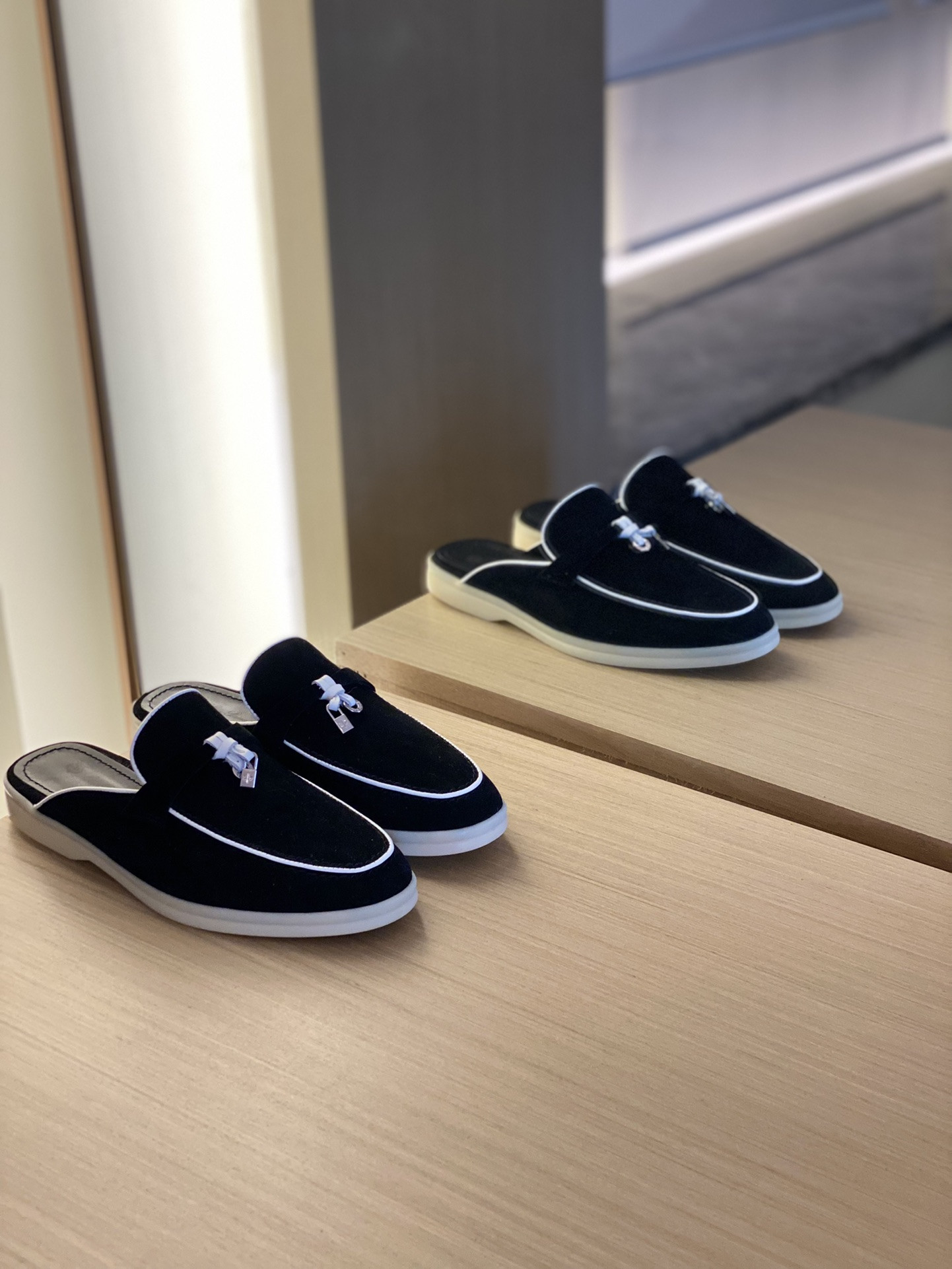 UA Loro Piana Babouche Charms Walk Loafers