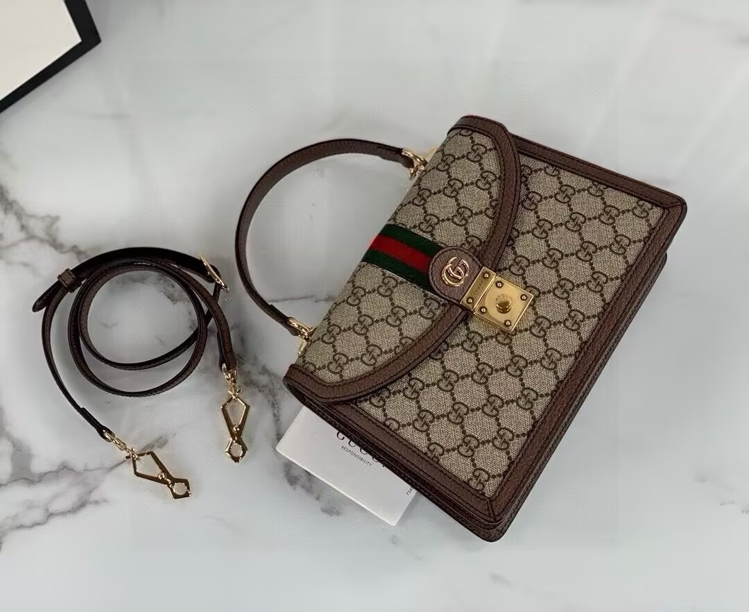 Gucci Ophidia Top Handle Bag 25x17.5x7 cm