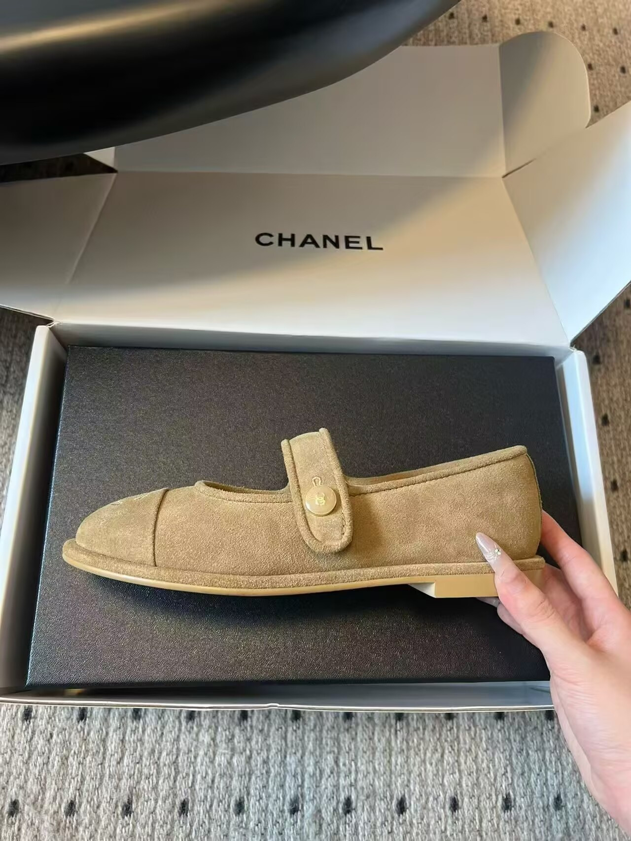 UA Chanel Mary Jane in Shearling