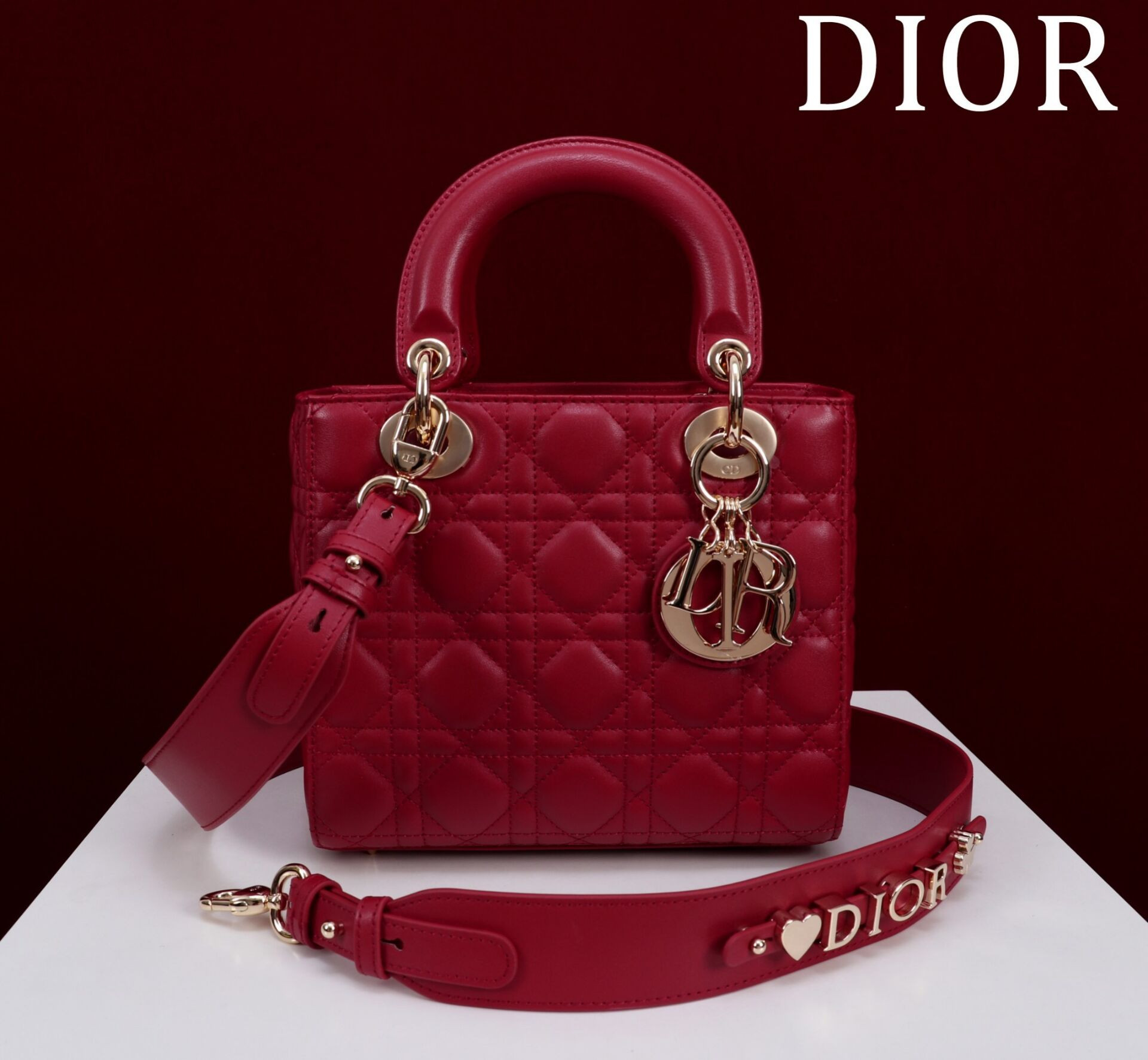 Small Lady Dior My ABCDior Bag 20 x 17 x 8 CM