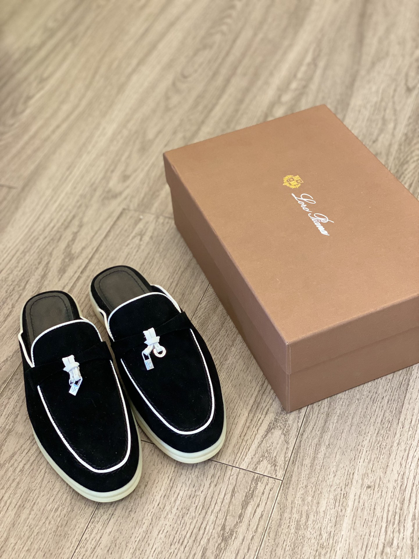 UA Loro Piana Babouche Charms Walk Loafers