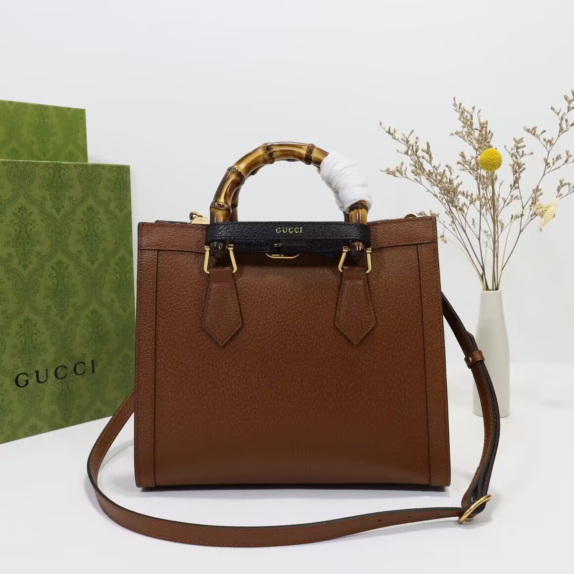 Gucci Diana Tote Bag 27x24x11cm