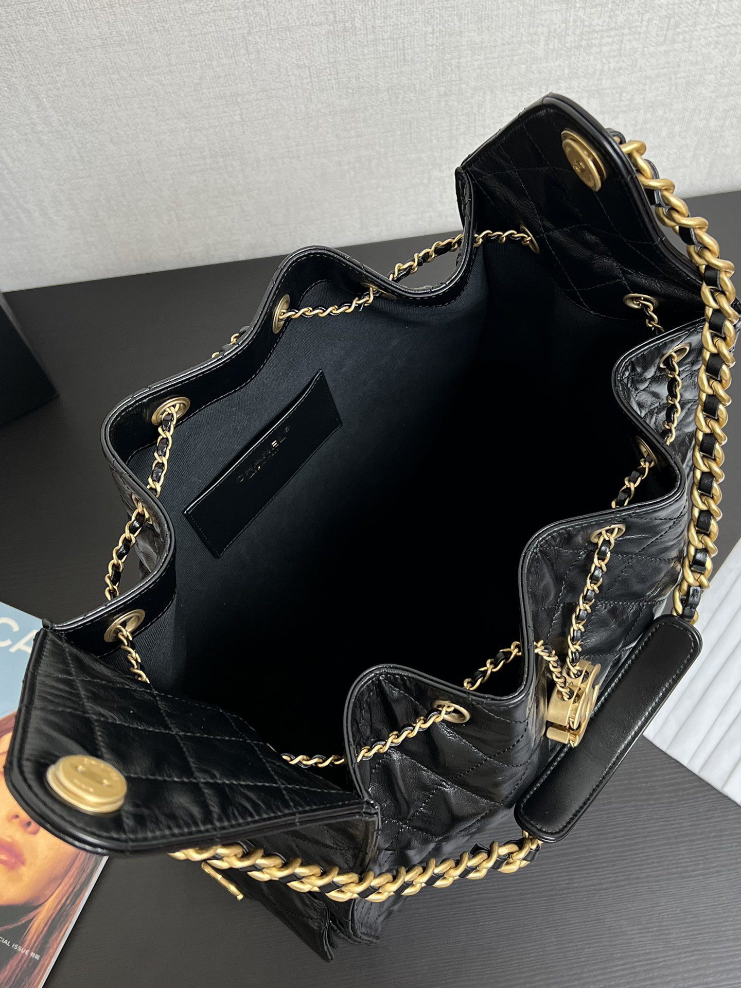 CHANEL 25C Bucket BAG 40x30x15cm
