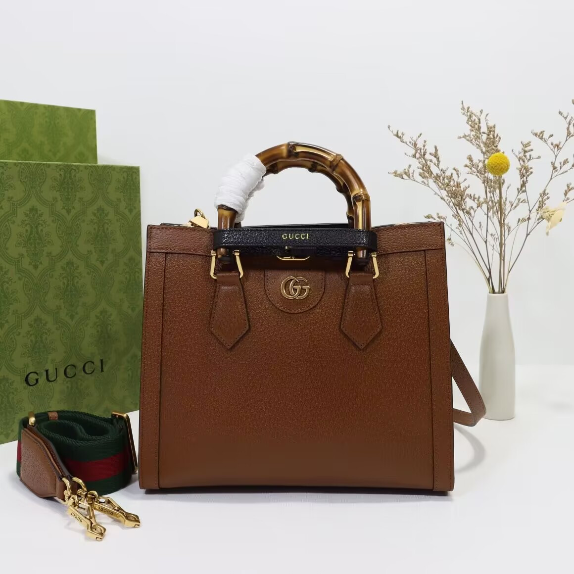 Gucci Diana Tote Bag 27x24x11cm