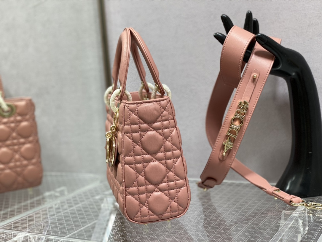 Small Lady DIORAMOUR My ABCDior Bag 8 x 6.5 x 3 inches