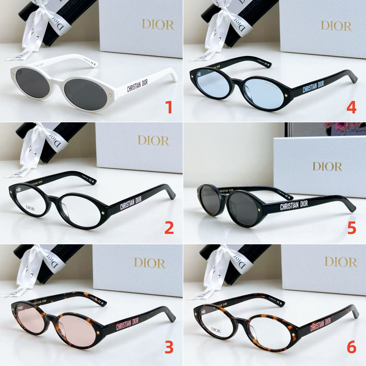Dior DiorPacific R1F Oval Glasses