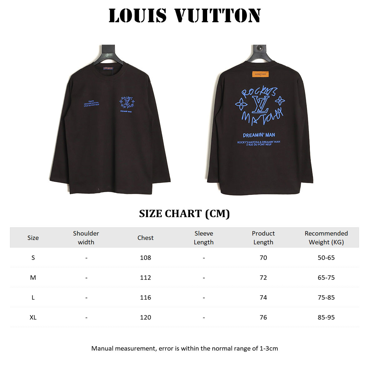 Louis Vuitton 25Fw Long-sleeved T-shirt