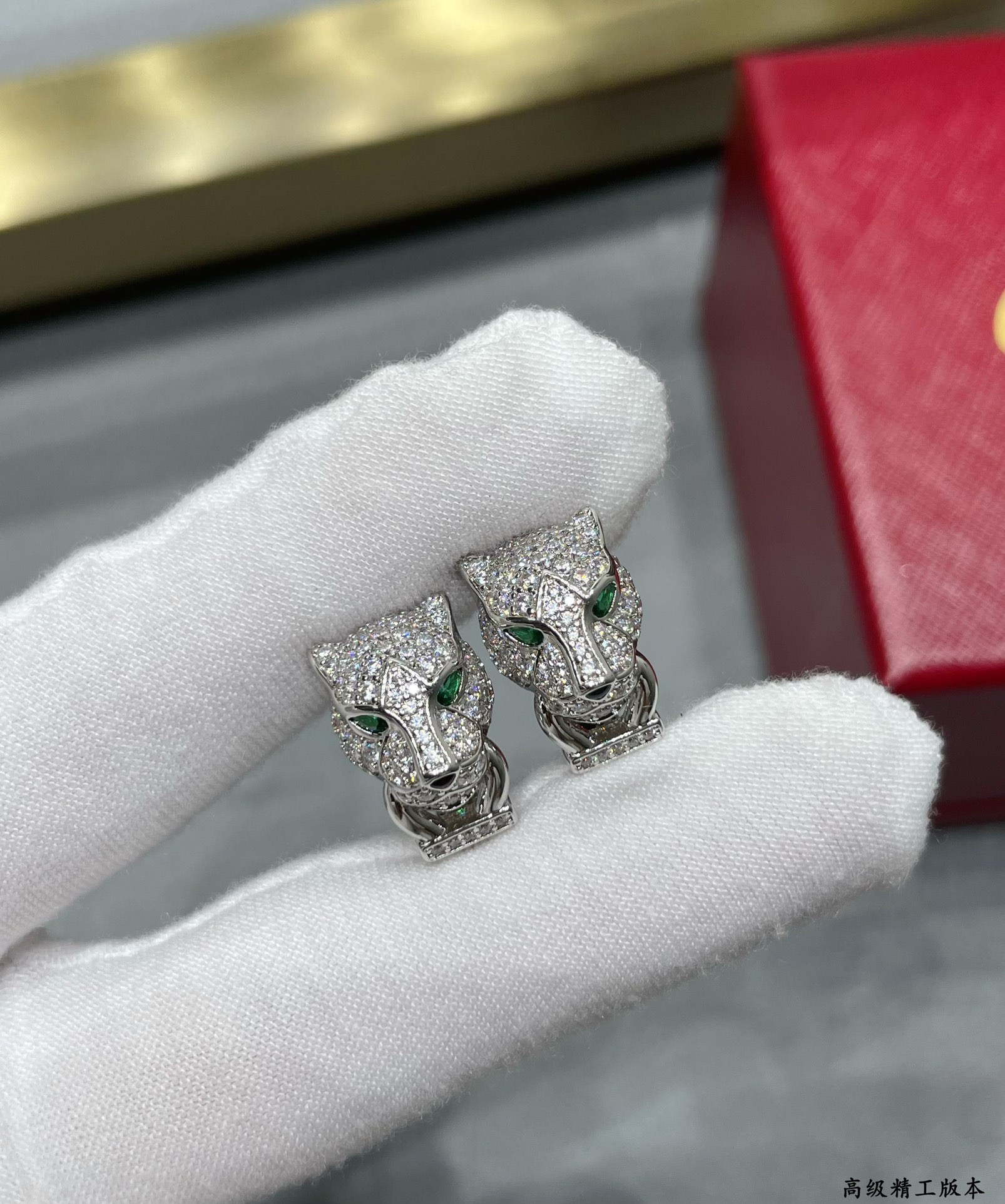 Cartier Leopard head Earrings