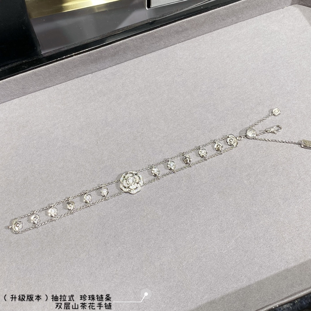 Chanel Camellia Double Bracelet