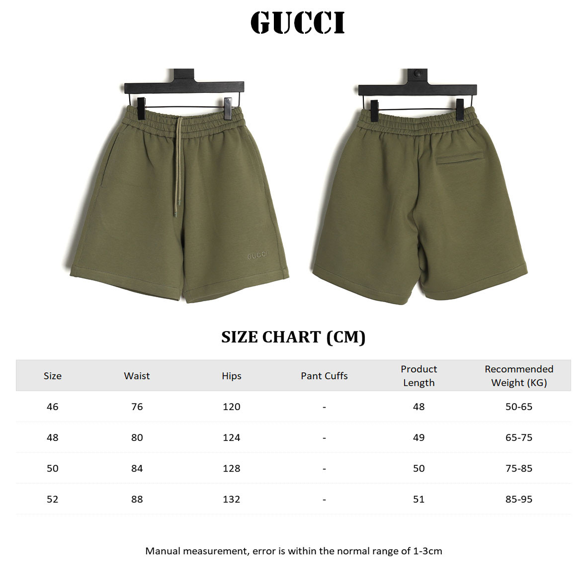GUCCI GUC shorts