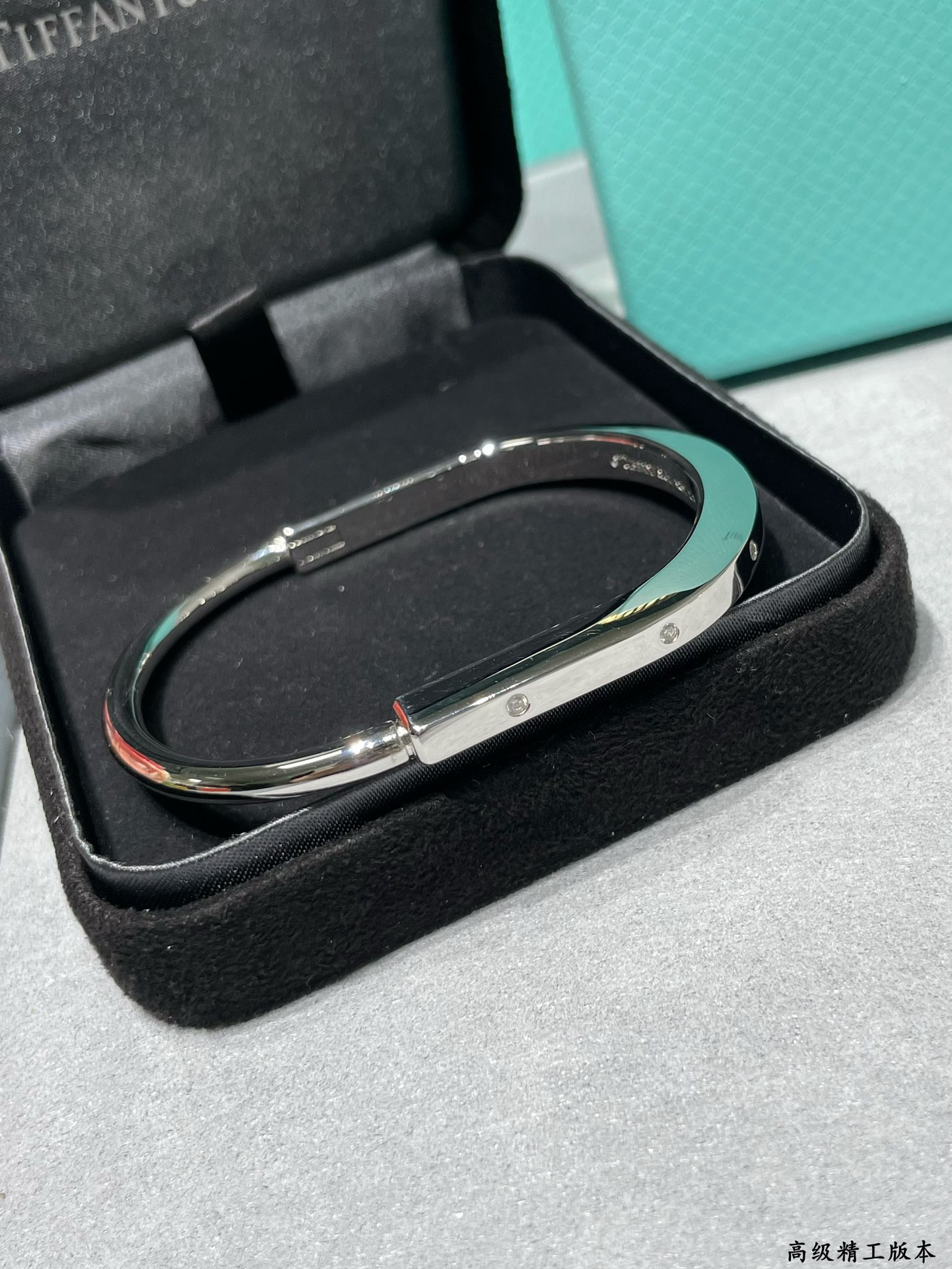 Tiffany & Co. Lock Diamond Alternating Bracelet