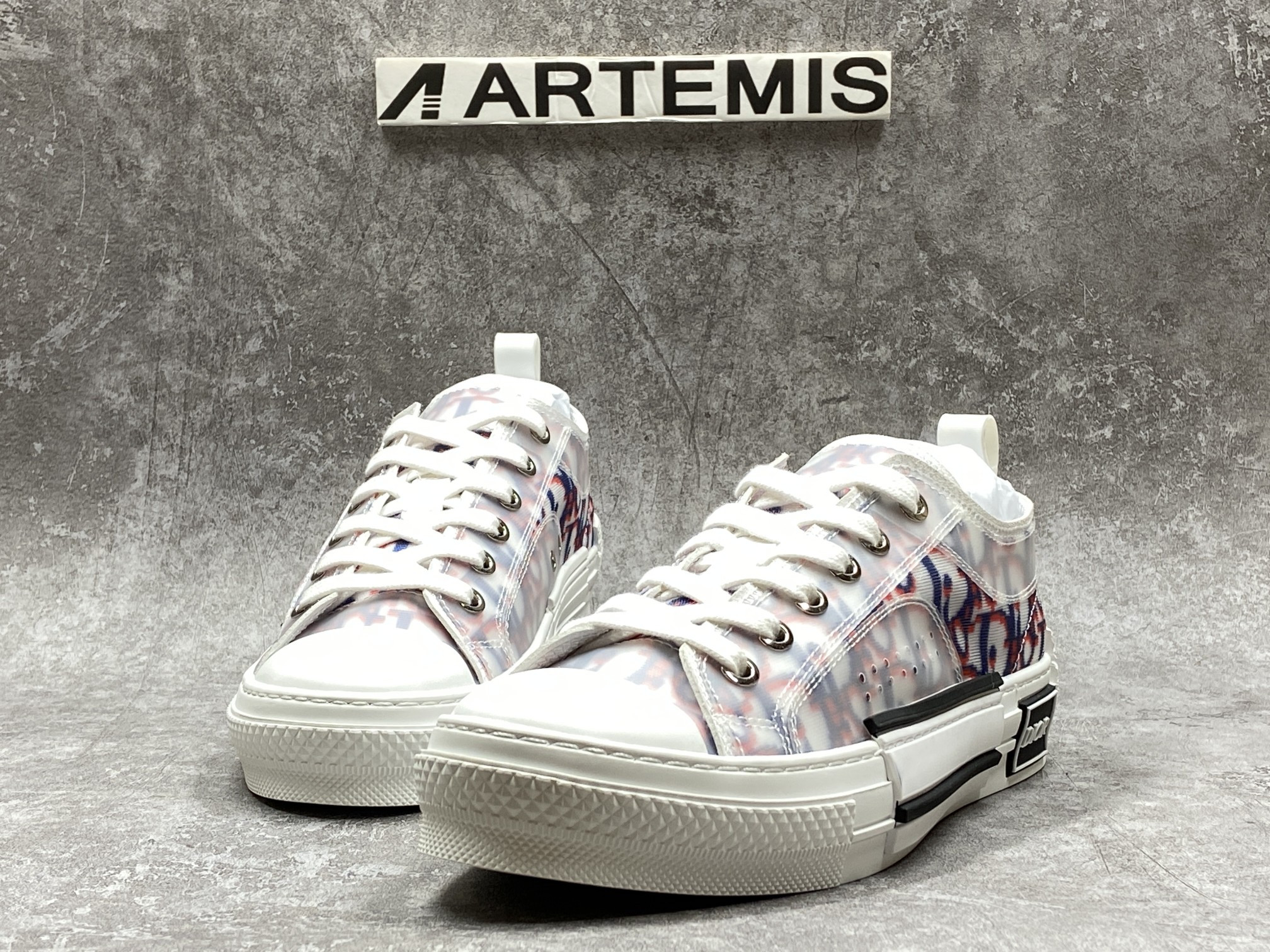 Dior B23 Low Top Red Blue Oblique