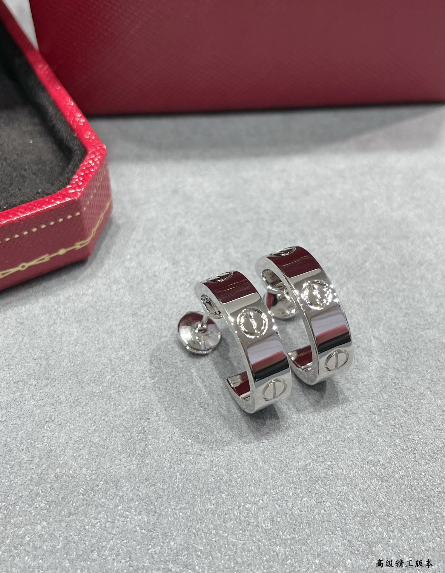 Cartier Wide glossy LOVE Earrings