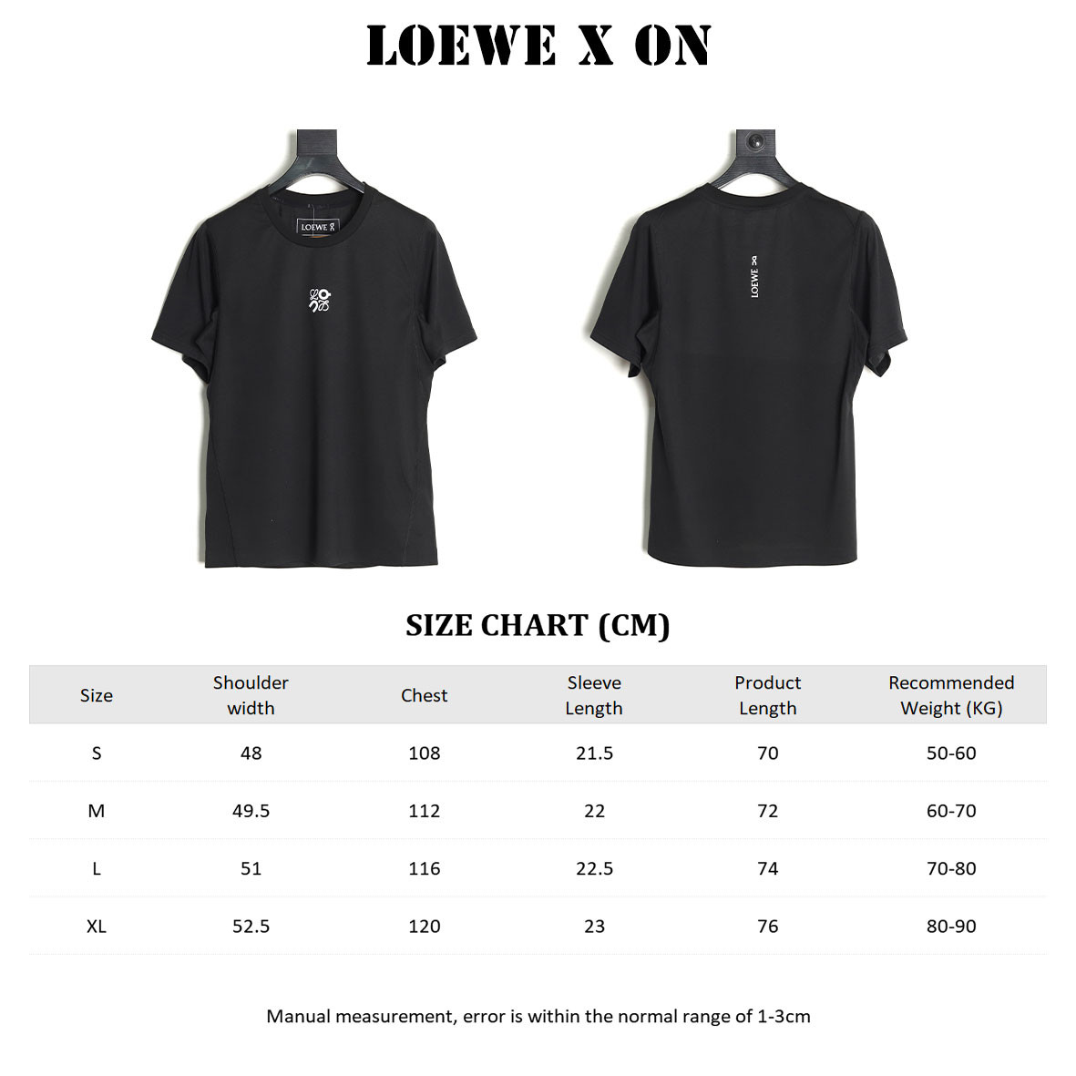 Loewe X ON 25SS Short-sleeved T-shirt