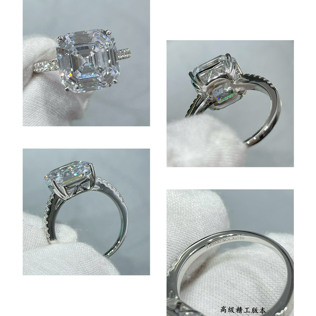 Tiffany & Co. Solitaire Diamond Ring Ag925