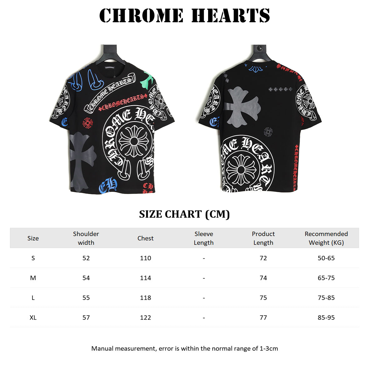 Ch*0me He**ts 25ss short-sleeved t-shirt