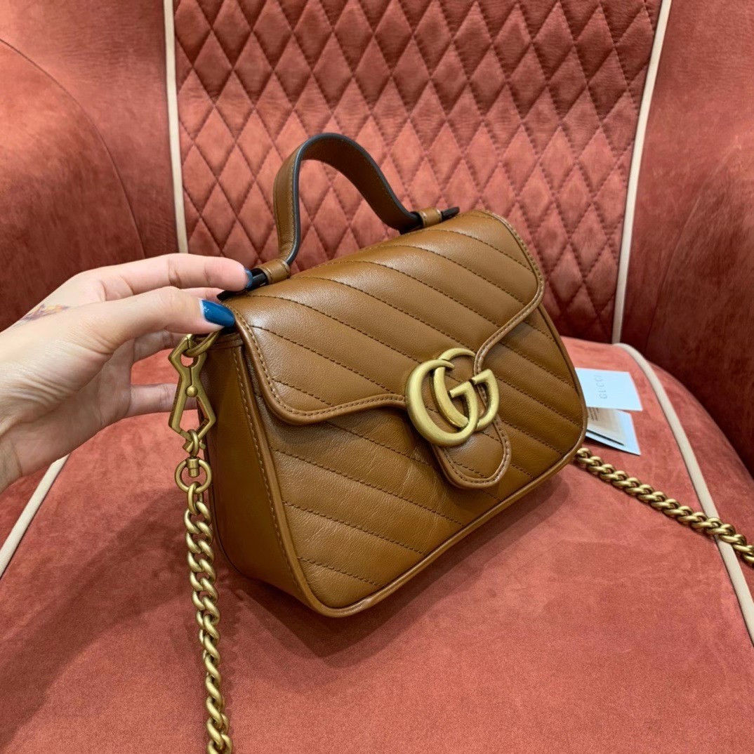 Gucci GG Marmont mini top handle bag 21cm