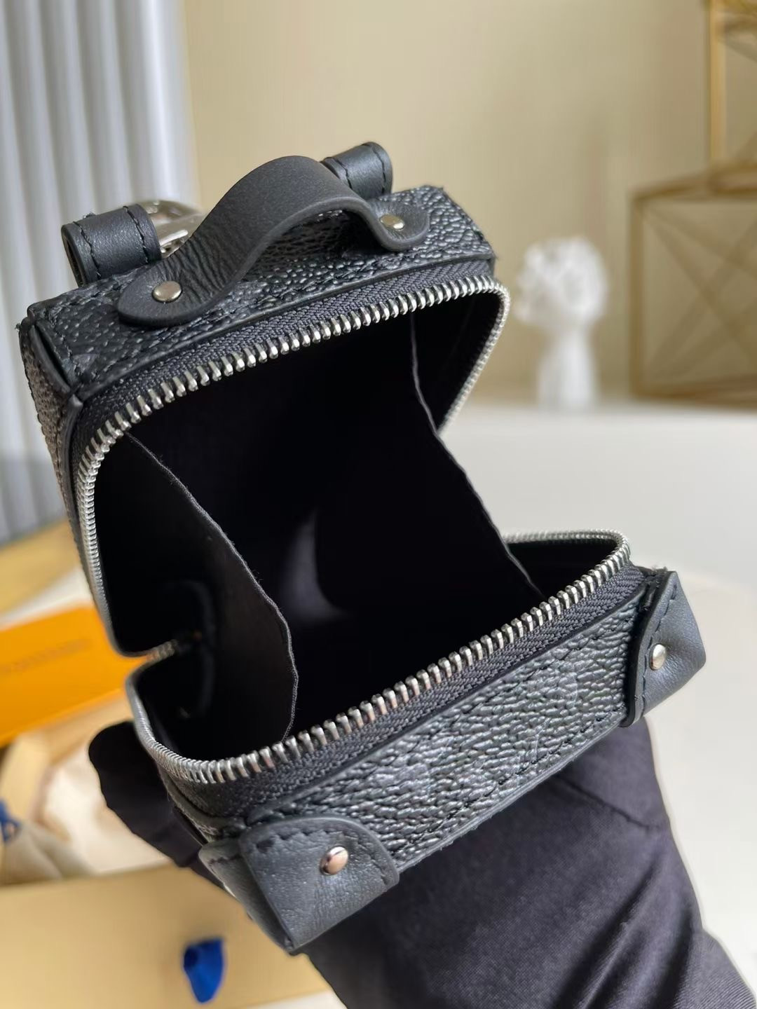 LV SOFT TRUNK BACKPACK BAG CHARM AND KEY HOLDER M80221