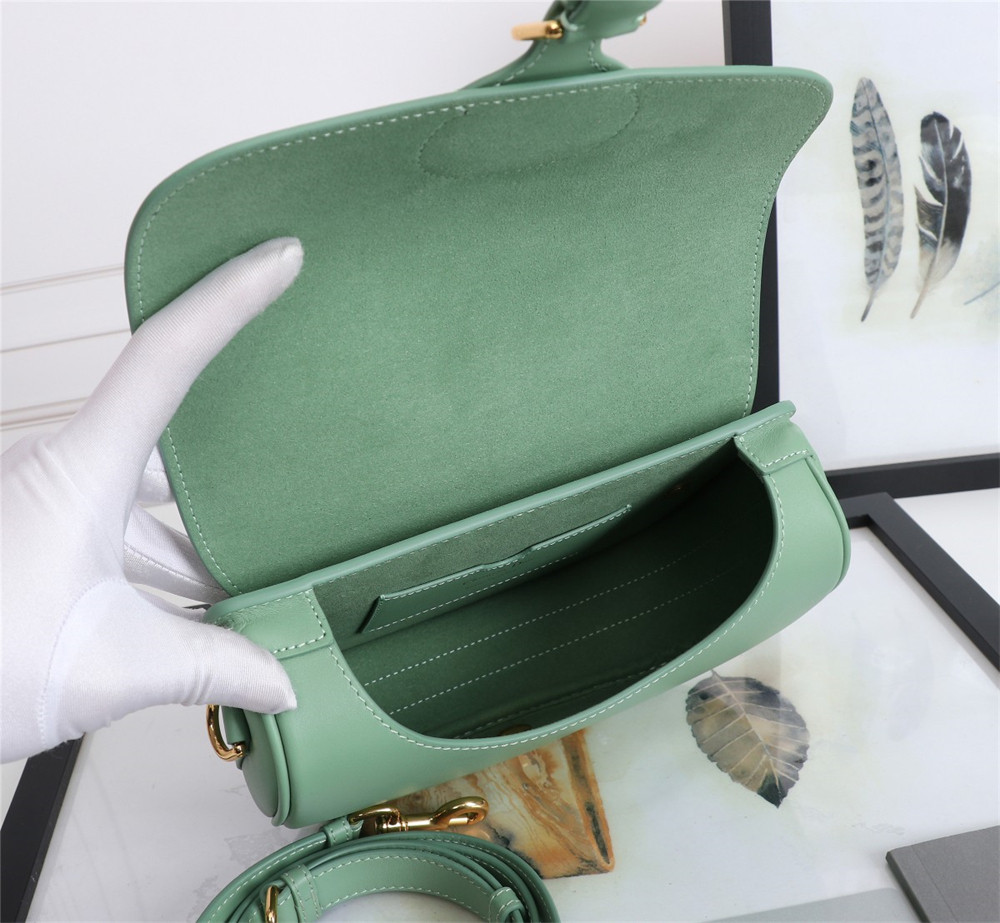 MEDIUM DIOR BOBBY BAG Green Box Calfskin