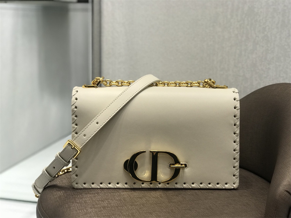 DIOR 30 MONTAIGNE CHAIN BAG WHITE