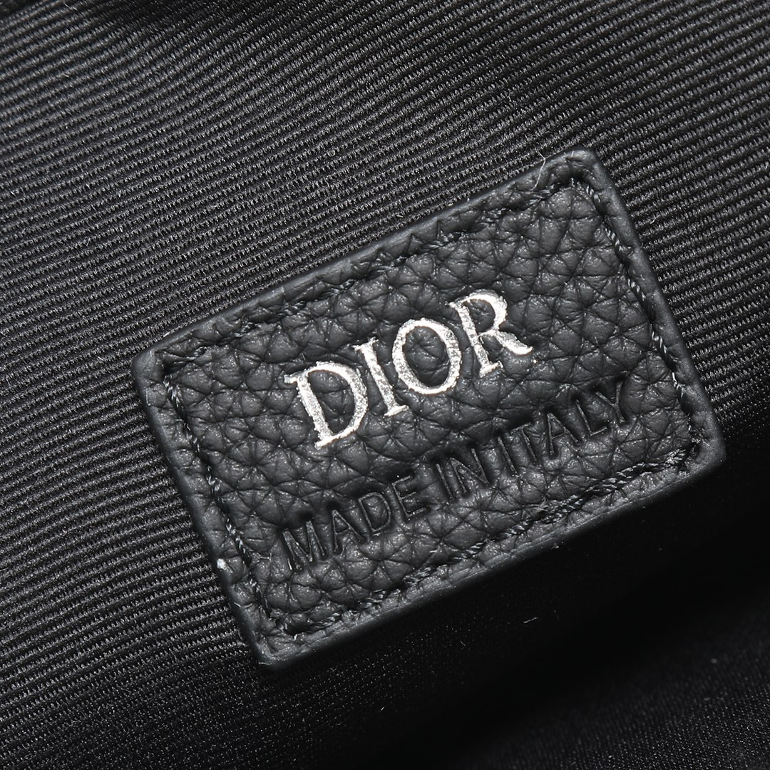 DIOR Safari Bag with Strap Black 8.5 x 6 x 2.5 inches