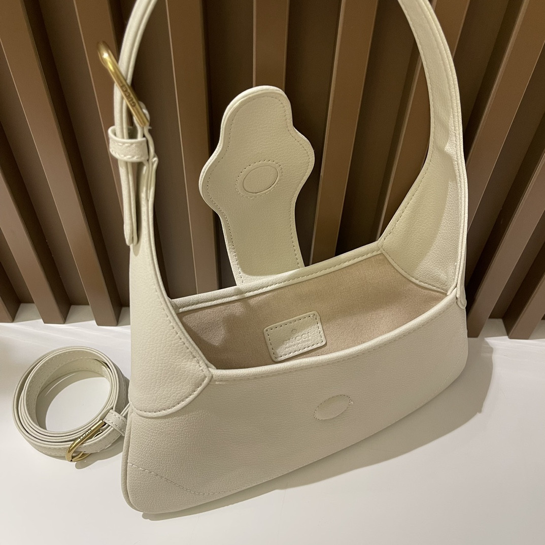 GUCCI APHRODITE SHOULDER BAG WHITE 27 X 13.5 X 2 cm