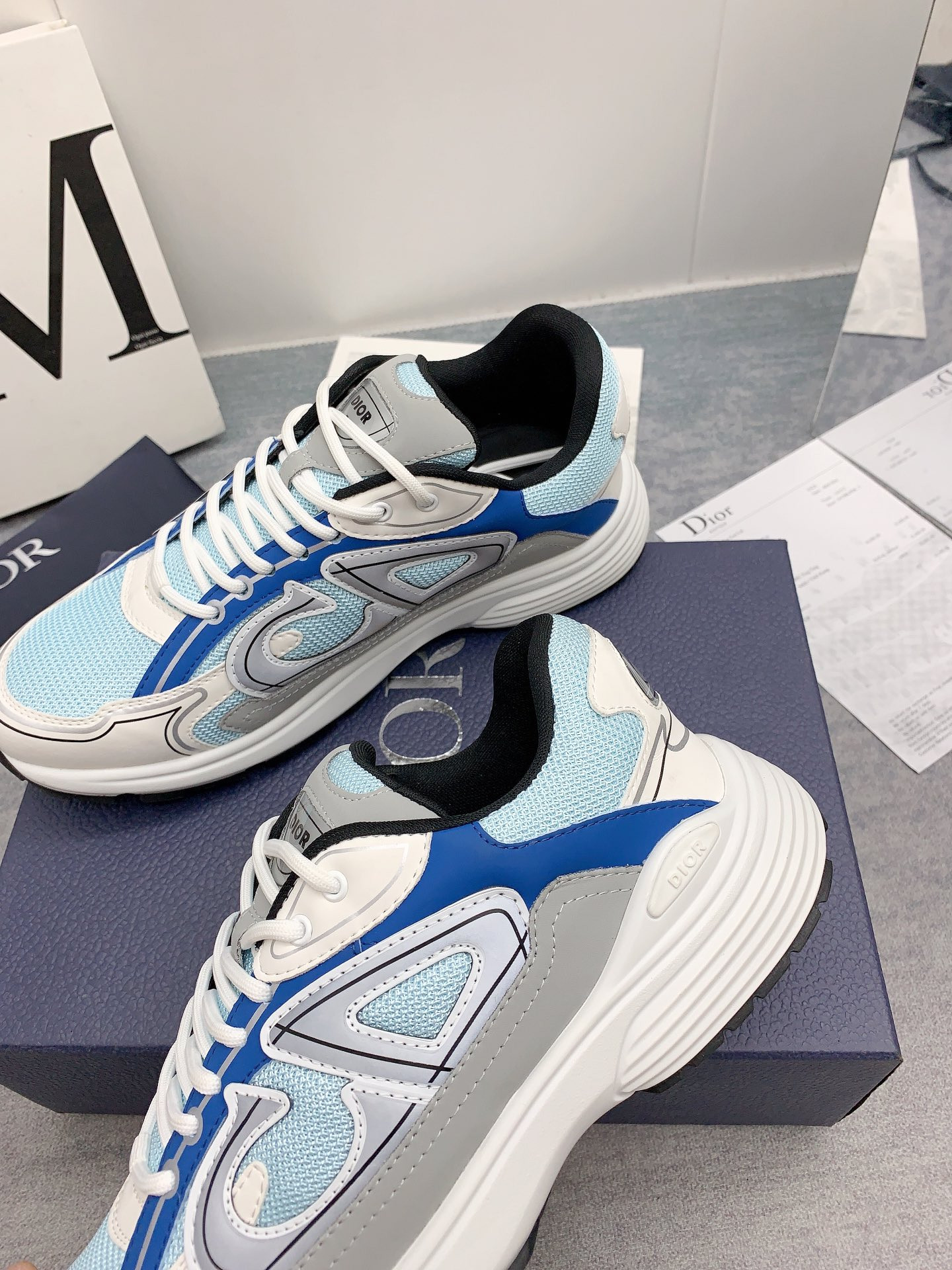 UA Dior B30 Light Blue Mesh