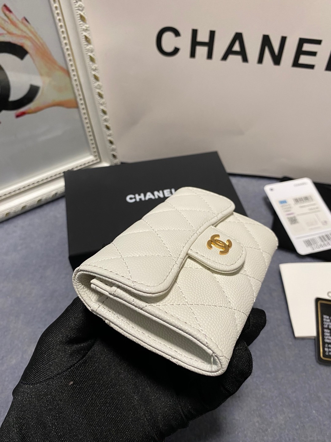 CHANEL CARD HOLDER 11.3 x 7.5 x 2.5 cm