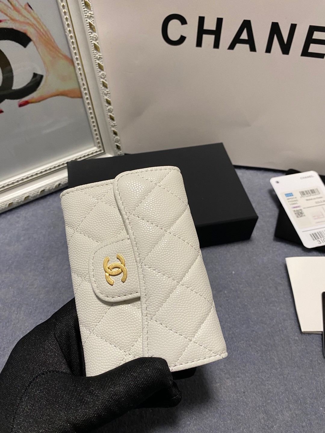 CHANEL CARD HOLDER 11.3 x 7.5 x 2.5 cm