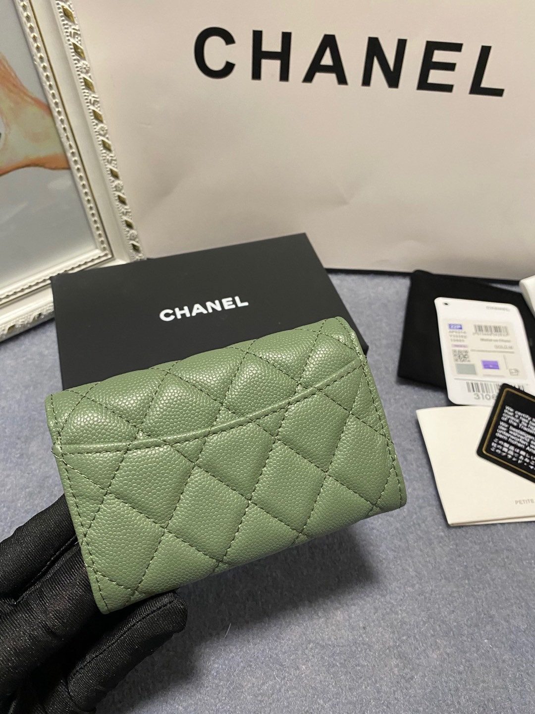 CHANEL CARD HOLDER 11.3 x 7.5 x 2.5 cm
