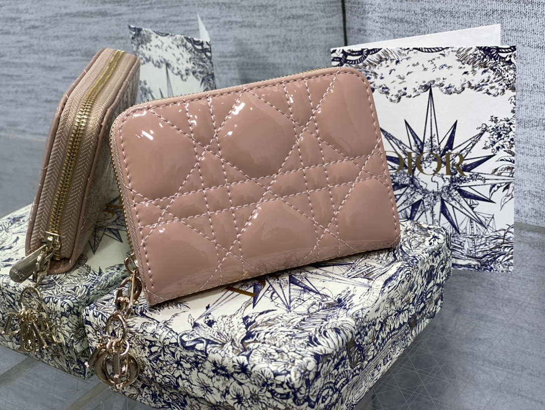 Lady Dior Voyageur Small Coin Purse CARD HOLDER