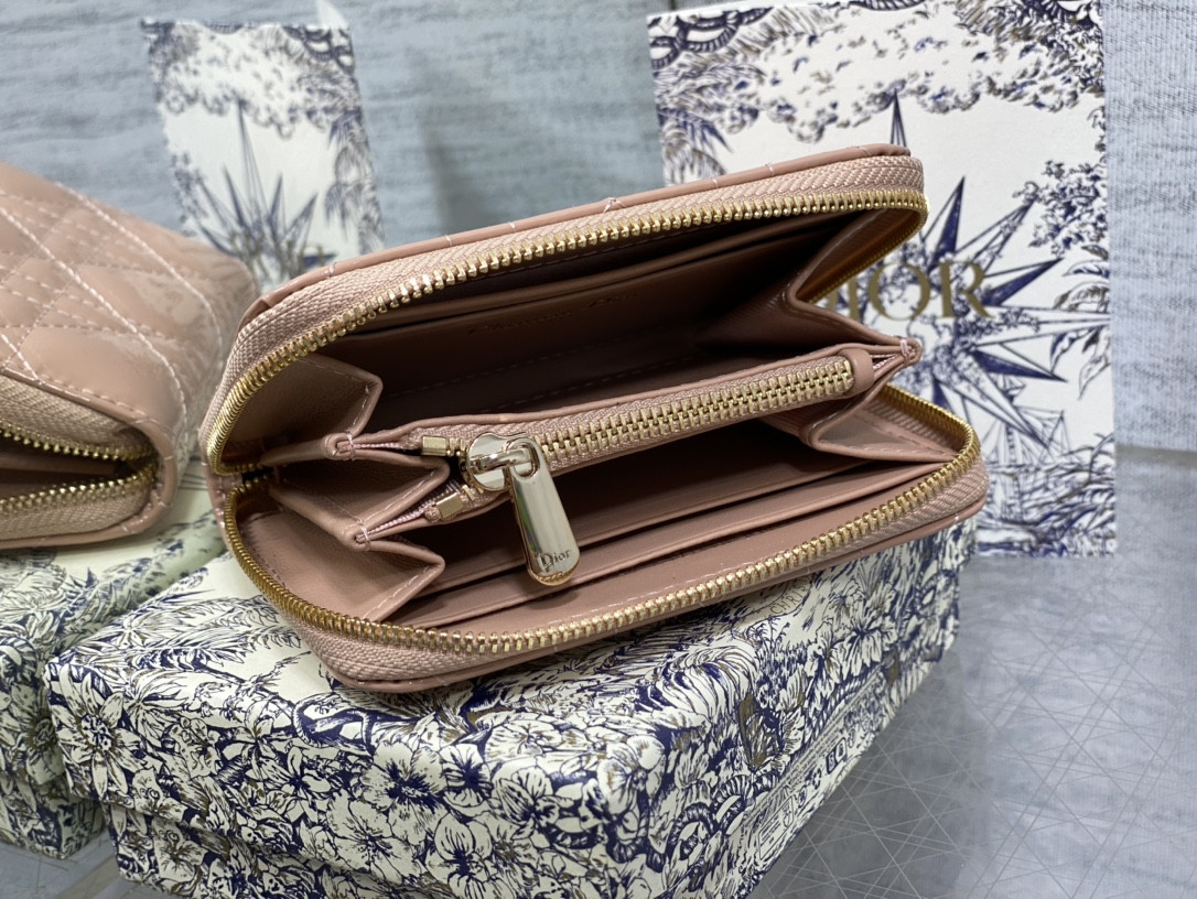 Lady Dior Voyageur Small Coin Purse CARD HOLDER